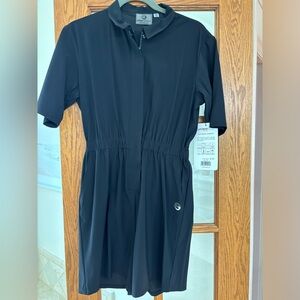 NWT ForayGolf zipper jumpsuit. Black. Size XS